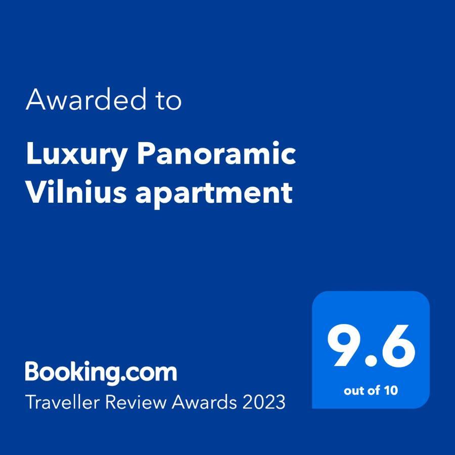 Luxury Panoramic Vilnius Apartment Exterior foto