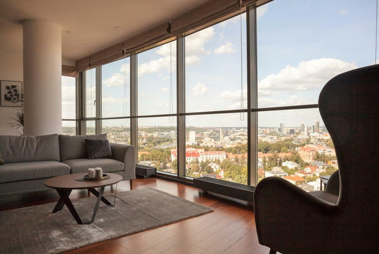 Luxury Panoramic Vilnius Apartment Exterior foto