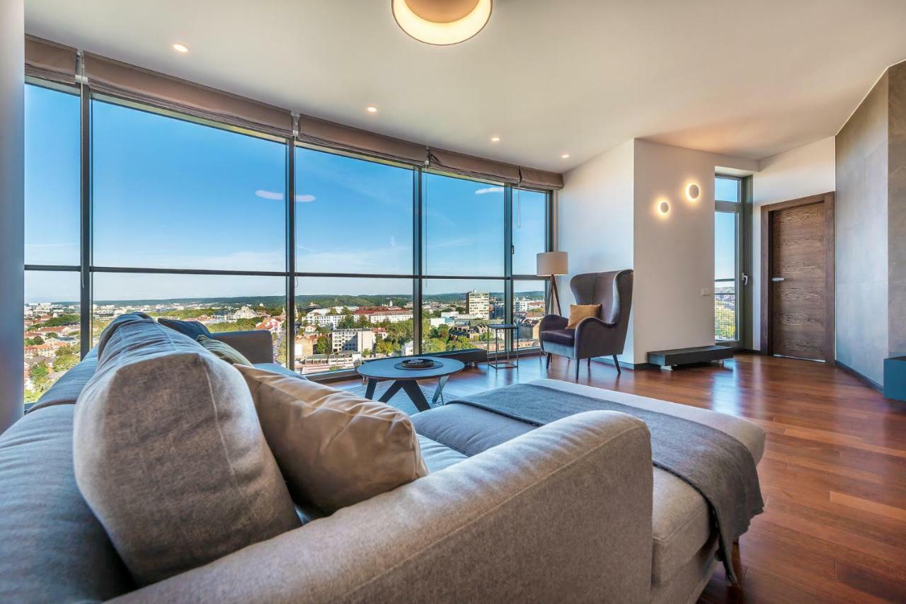 Luxury Panoramic Vilnius Apartment Exterior foto