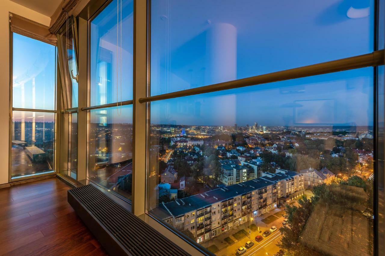 Luxury Panoramic Vilnius Apartment Exterior foto